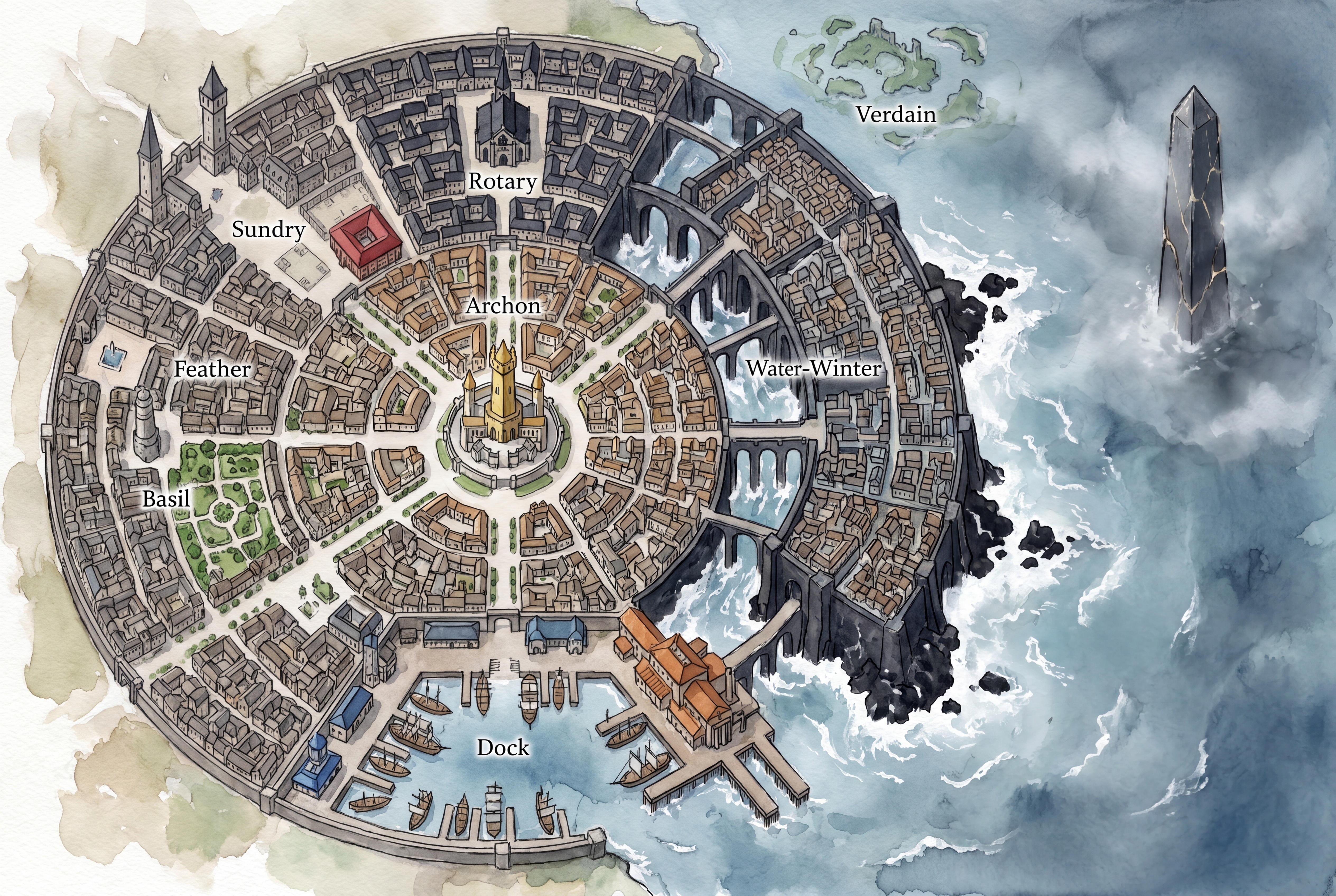 Tower City Schematic